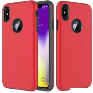 iPhone X/Xs Luxury TPU Case - Red (3027)