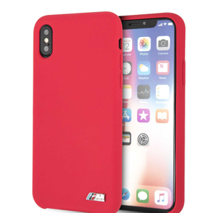 iPhone X/XS BMW Red Silicone Hard Case(128)