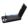 APPLE IPHONE 11 PRO MAX - MYBAT Buckle Wallet Cover with Magnetic buckle - BLACK (9505) - Image 5