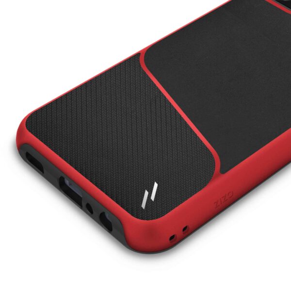 SAMSUNG GALAXY A02s ZIZO DIVISION SERIES CASE - RED & BLACK (1101046) - Image 4