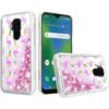 Cricket Influence KaseAult Liquid Quicksand Glitter Cover Case - Flamingo Pineapple Leaf (1101248)