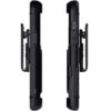 Apple iPhone 12 Pro Max Ghostek Belt Clip Holster Phone Case w/Kickstand and Card Holder - Matte Black (1101718) - Image 4