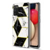 Samsung Galaxy A02s MyBat Fusion Protector Cover - Electroplated Black Marbling (1101647) - Image 3