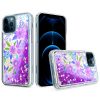 Apple iPhone XR Liquid Quicksand Glitter Cover Case - Colorful Flower Arrangement (1103022)