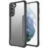 Samsung Galaxy S21 FE Aluminium Alloy Transparent PC TPU Slick Hybrid - Black (1102628)