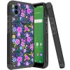 Cricket Innovate E 5G Tough Strong MetKase Hybrid (Magnet Mount Friendly) Case Cover - Mystical Floral Boom (1105085)