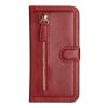 Samsung A23 5G Premium Wallet MultiCard Holder Money Zipper With Magnetic Flap - Red (1105100) - Image 4