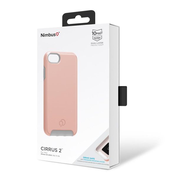 Apple iPhone SE (3rd and 2nd gen)/8/7 NIMBUS9 CIRRUS 2 Case - Rose Clear (1105228) - Image 2