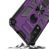 Cricket Ovation 3 Rockstar Machine Magnet Mount Friendly Kickstand Case Cover - Black/Purple (1105260) - Image 2