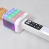 Karaoke microphone wster WS 1828 original, wireless Karaoke Speaker mic with LED color music and voice change - Red (1105536) - Image 6