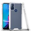 Moto G Play 2023, G Pure, G Power (2022) Colored Shockproof Transparent Hard PC TPU Hybrid Case Cover - Clear/Clear (1105730) - Image 2