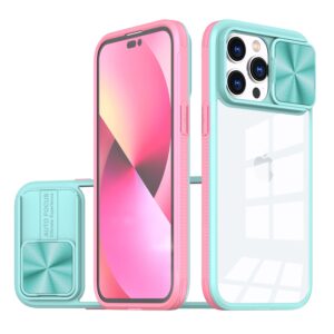 iPhone 15 Pro Max Fusion Transparent Clear Hybrid Case Cover - Pink/Blue (1106106)