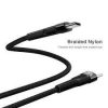 ARGOM Tech CABLE TYPE-C TO TYPE-C 100W NYLON BRAIDED DURA SPEED 6FT/1.8M- BLACK (1106526) - Image 4
