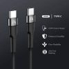 ARGOM Tech CABLE TYPE-C TO TYPE-C 100W NYLON BRAIDED DURA SPEED 6FT/1.8M- BLACK (1106526) - Image 5