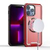 Apple iPhone 12 & iPhone 12 Pro Rank [Magnetic Circle] Tough Strong Modern Fused Hybrid - Red (1106753)