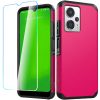 Cricket Outlast 5G 2024 Tough Strong Hybrid + Tempered Glass - Hot Pink (1107411)