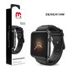 MyBat Pro Leather Watchband for Apple Watch 41mm / 40mm - Black (1107626)