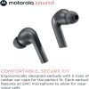 Motorola Moto Buds 065 - True Wireless, Ear Buds, Noise Isolation and 17 Hours Playtime, Touch Control on Both Earbuds, IPX4 Water Resistant, ENC mic for Clear Voice Calls. (Moonless Night) (BLACK) (LANE B RACK 4) (1102526) - Image 4