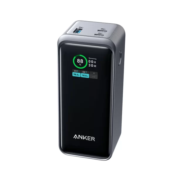 Anker Prime 20K mAh 200W 3-Port Power Bank - Black (1107805)