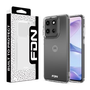 FDN Sturdy Gummy Cover for Motorola Moto G Stylus 5G (2025) - Highly Transparent Clear / Transparent Clear (1102898)
