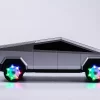 EONKO AN-A7 Tesla Cyber Pickup Car Shaped Bluetooth Speaker with TF/ LED/ USB/AUX/FM - Red (1102885) - Image 4