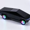 EONKO AN-A7 Tesla Cyber Pickup Car Shaped Bluetooth Speaker with TF/ LED/ USB/AUX/FM - Red (1102885) - Image 3