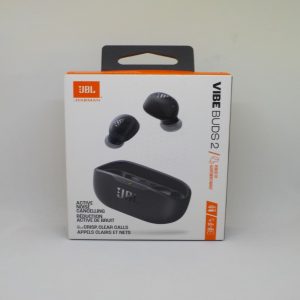 JBL Vibe Buds 2 - True Wireless Noise Cancelling Earbuds Pure Bass Sound & Smart Ambient Technology, 4mics for Crisp, Clear Calls, up to 40Hrs of Playback, IP54 Dust & Water Resistant (Black)  (1102926)